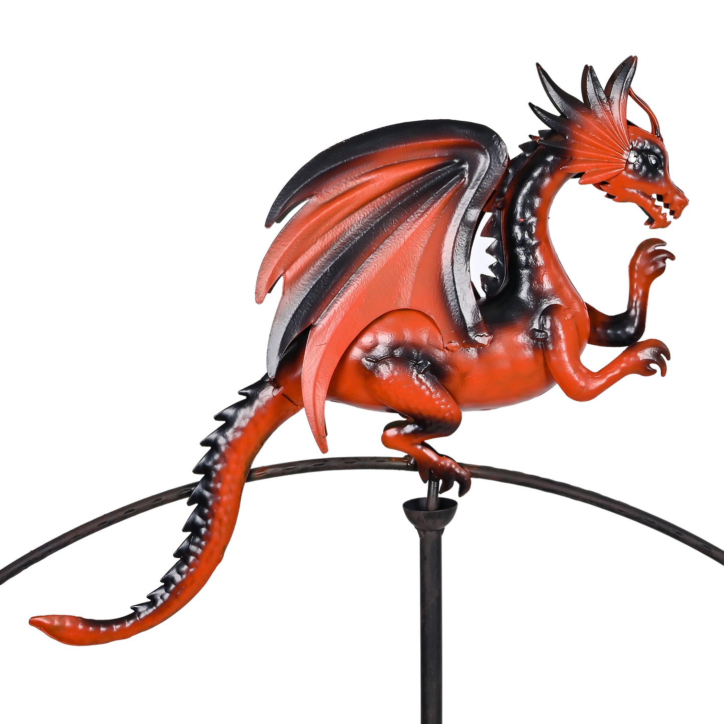 Garden Balancer Art, 3D Dragon Yard Sculpture 53 IN High