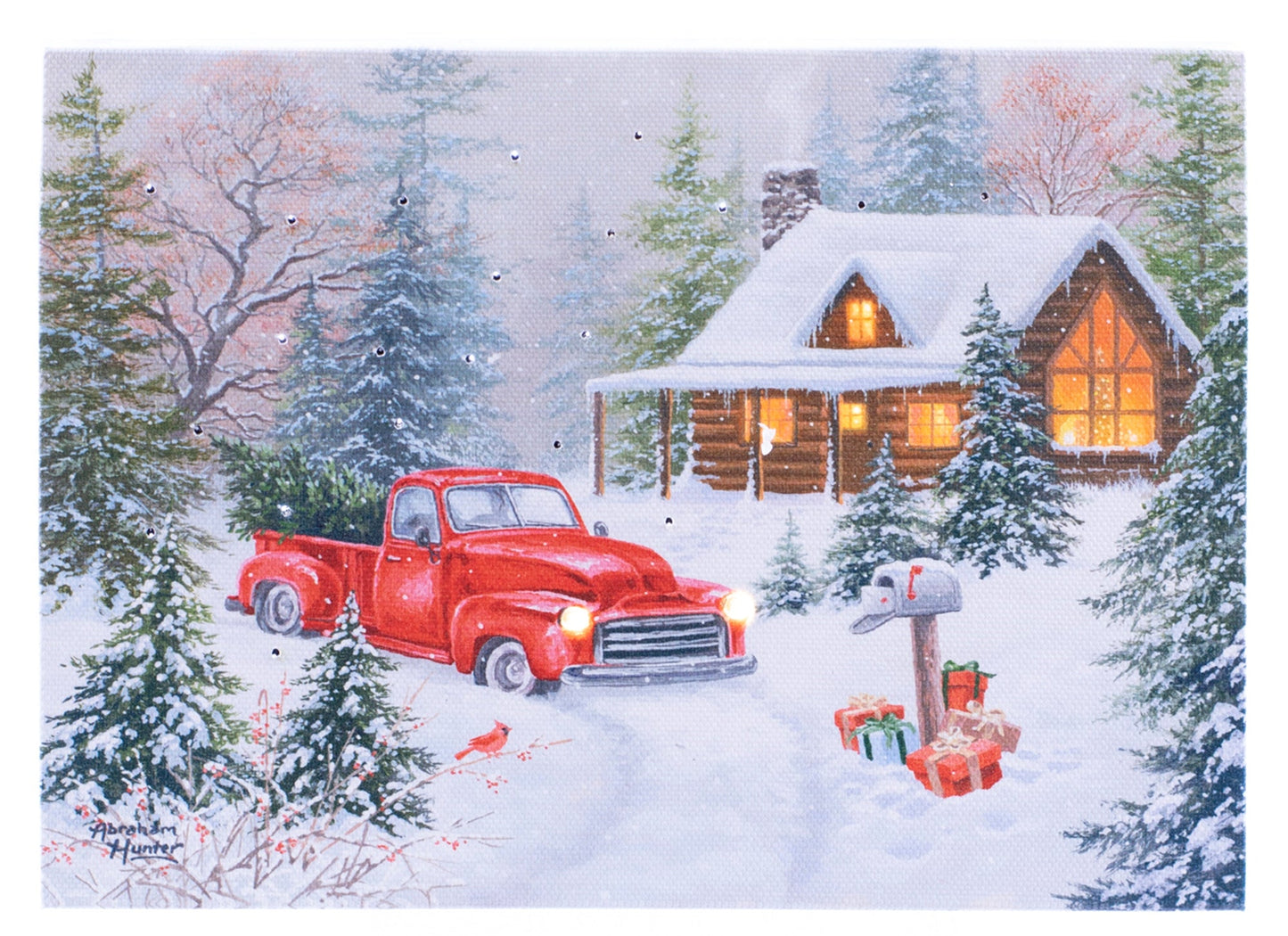 Lighted Canvas Tabletop Print, TT Welcome Home 6x8 IN
