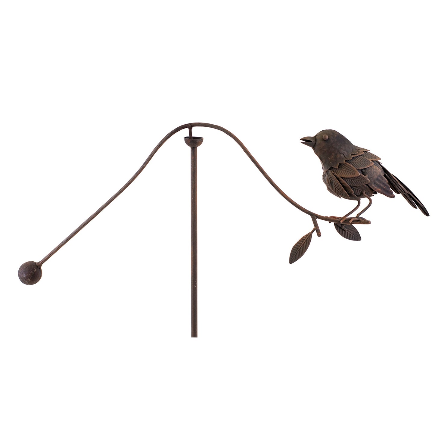 Garden Balancer, METAL BALANCER BIRD STAKE 4.3x45.10x26IN