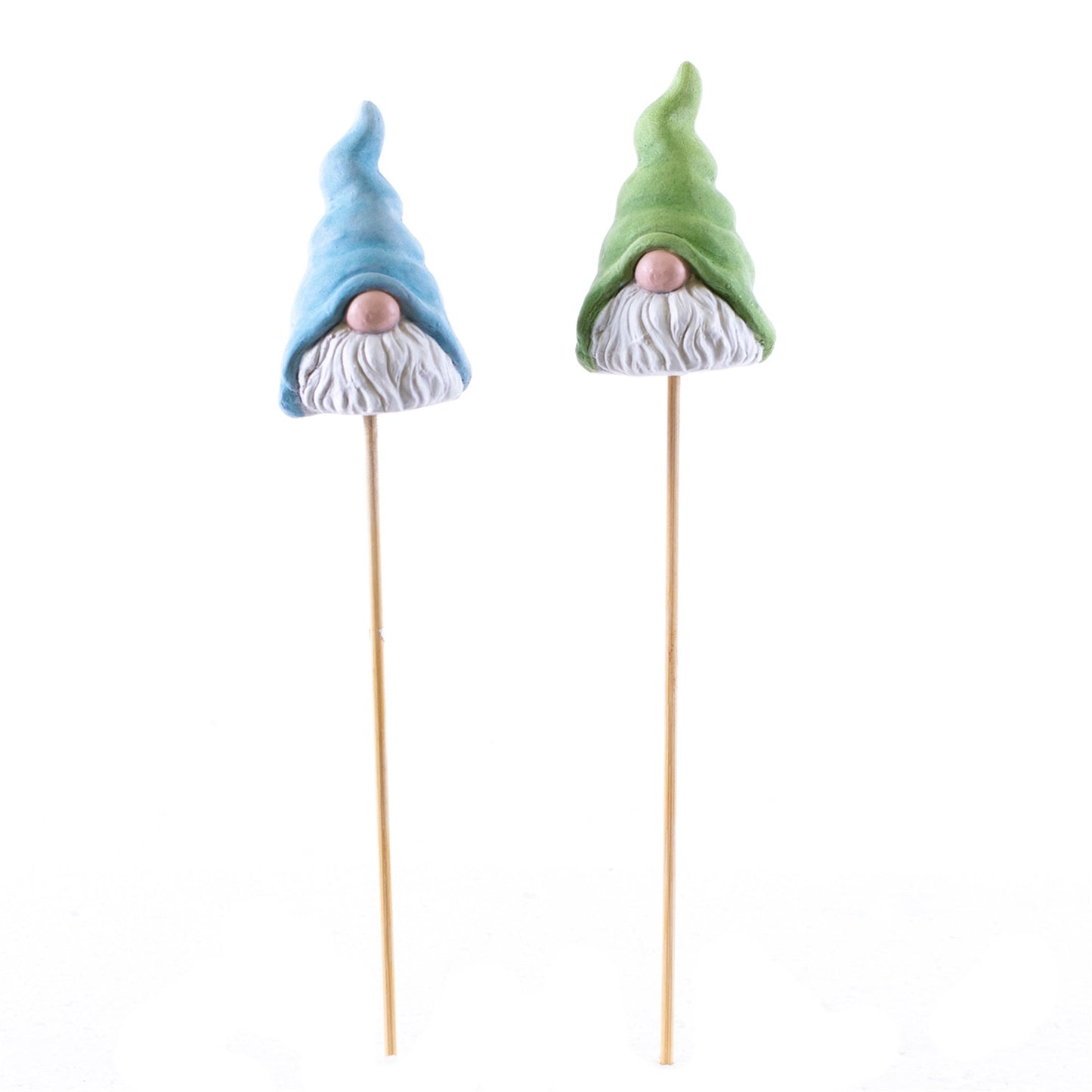 Garden Picks, NIBS THE GNOME (2) 1.2x1.5x2.6 IN
