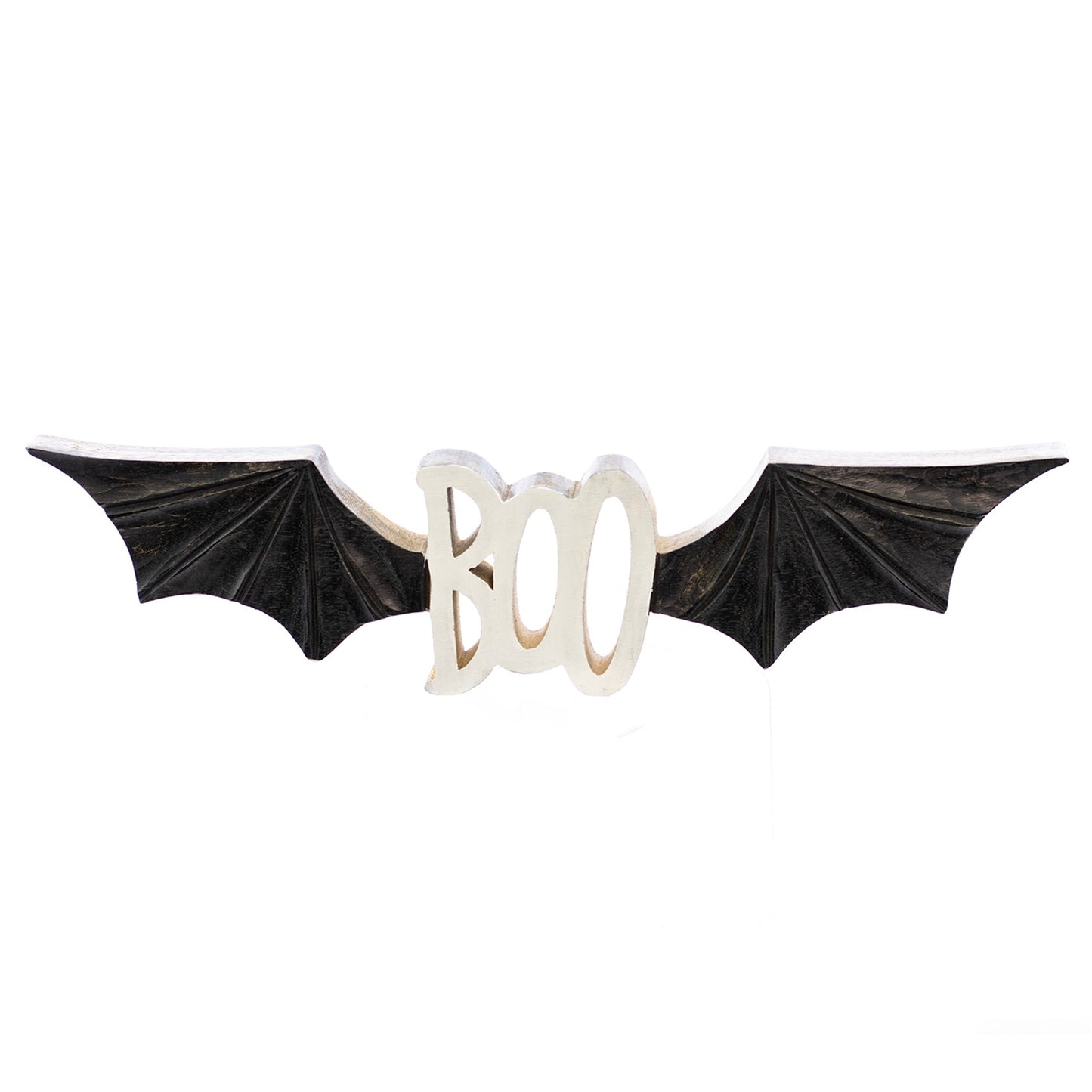 Halloween Decor, BOO W/ BAT WINGS 1x4x16 IN