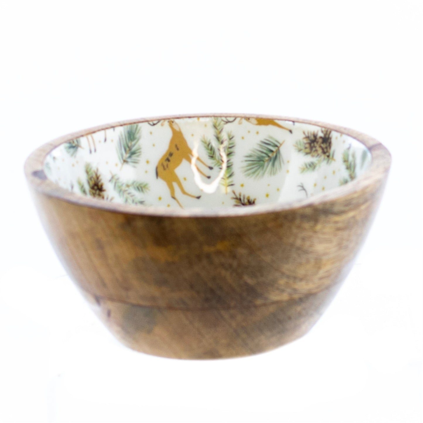 Everyday Home Decor, MANGO BOWL W/ DEER PRINT 2x5x5 IN