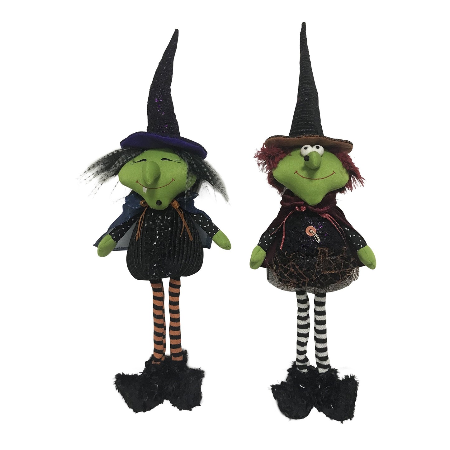 Halloween Decor, WILMA THE WITCH STANDING (2) 6.3x8.7x30.3 IN