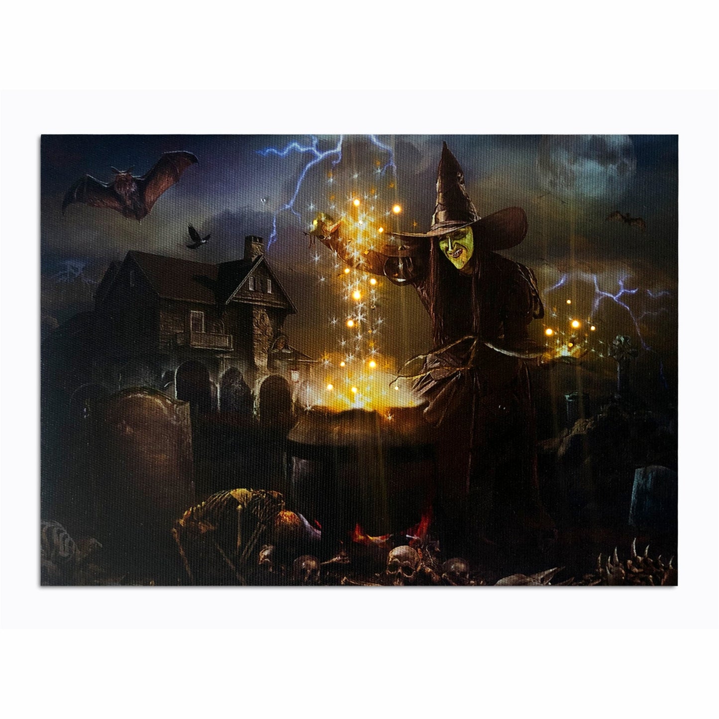 Halloween Decor, TABLETOP BOIL & TROUBLE 0.7x5.9x8.3 IN