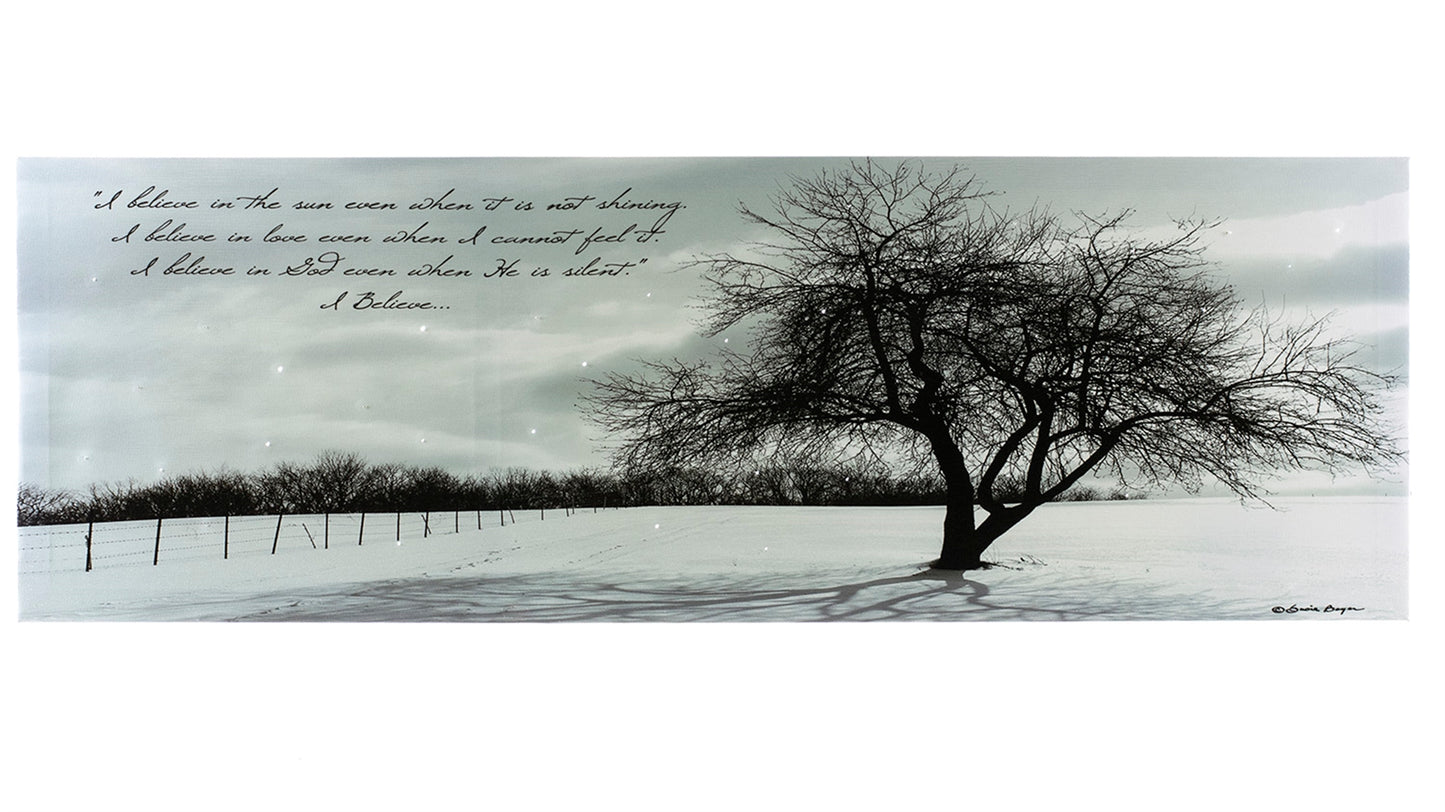 LED Lighted Canvas Wall Art, Home Decor Light up Picture with Timer, TREE OF LIFE XL