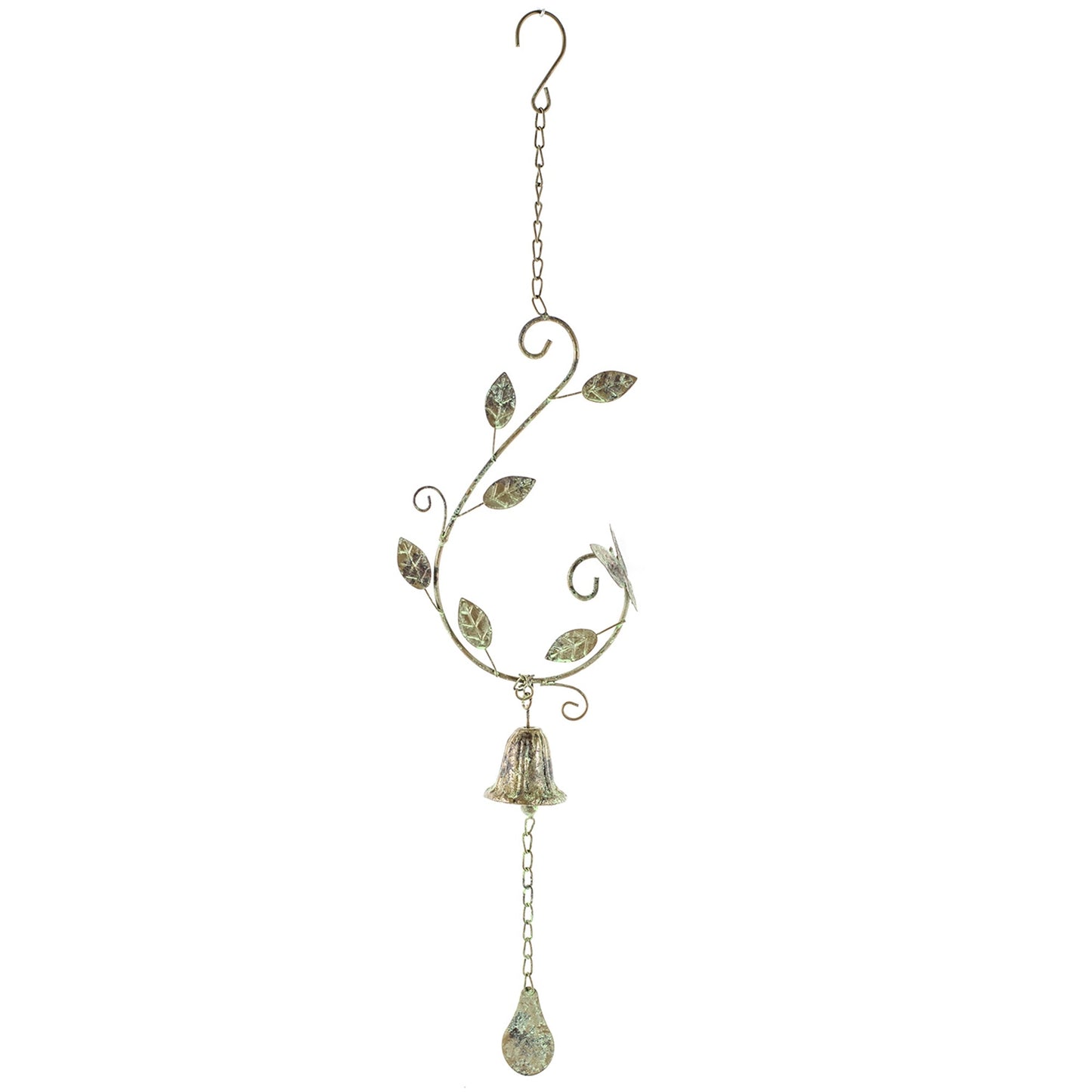 ARTFUL WINDCHIME W/BUTTERFLY 1.5x6.8x29.5 IN