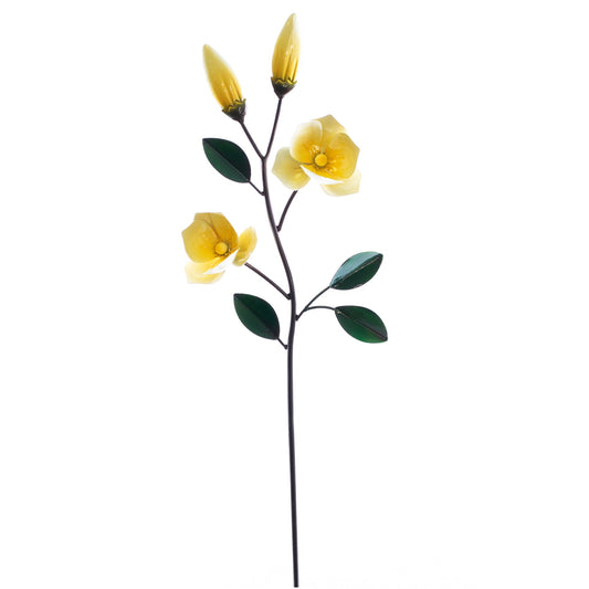 Yellow Flower Stake 2.36x8.07x50.39 IN