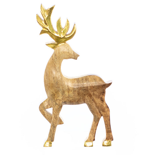 Christmas Home Decor, MANGO DEER LG 1x6x11 IN