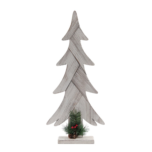 Christmas Decor, WD PIECE TREE LG 3.2x12x24.8 IN