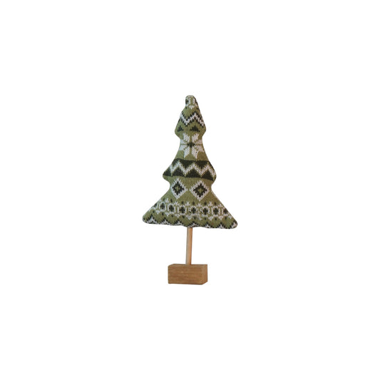 Christmas Decor, FABRIC TREE SM 2x5.5x10.6IN