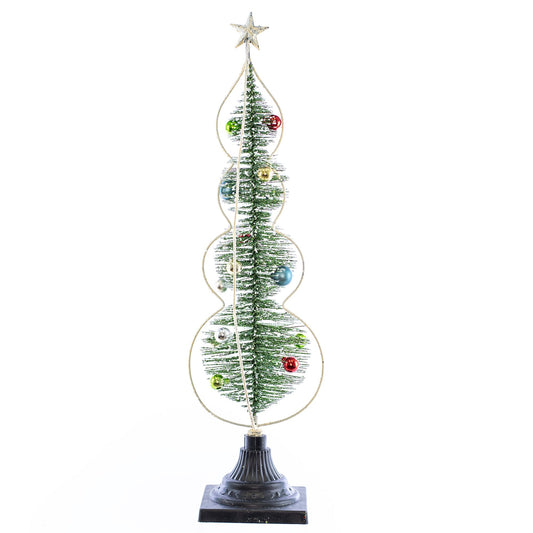 Christmas Decor, TREE W/ BASE XL 6.8x6.8x25.2 IN